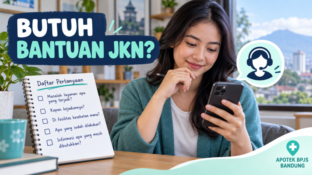 Ilustrasi menyiapkan pertanyaan sebelum menghubungi bantuan layanan JKN